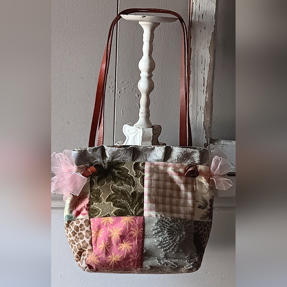Harlequin Bohemian Handmade Tapestry Patched Floral Crossbody ⚘️